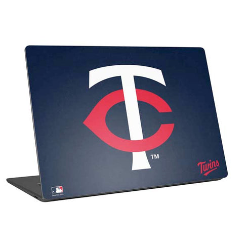 MLB Minnesota Twins - Solid Distressed Universal Laptop 12in (9.8 x 6.8in) Skin