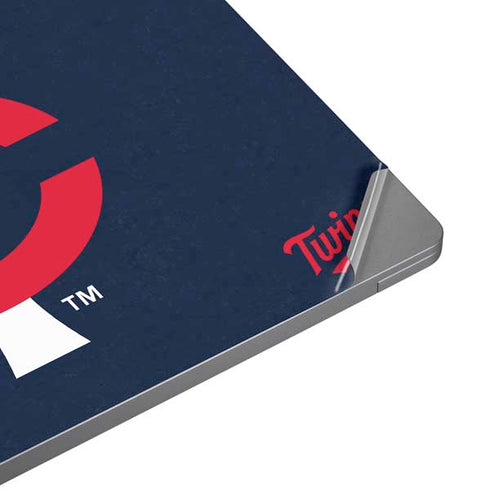 MLB Minnesota Twins - Solid Distressed Universal Laptop 14in (11.4 x 8.2in) Skin