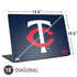 MLB Minnesota Twins - Solid Distressed Universal Laptop 18in (14.6 x 10.6in) Skin