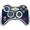 MLB Minnesota Twins - Solid Distressed Xbox 360 Wireless Controller Skin