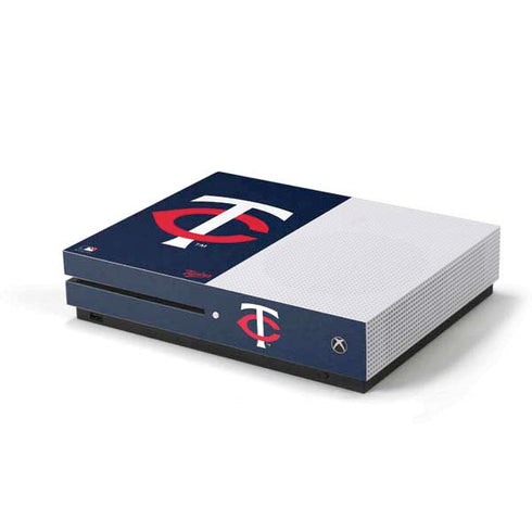 MLB Minnesota Twins - Solid Distressed Xbox One S Console Skin