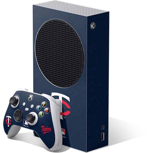 MLB Minnesota Twins - Solid Distressed Xbox Series S Bundle Skin