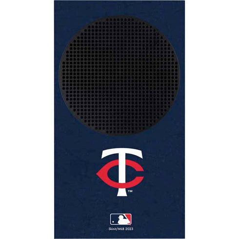 MLB Minnesota Twins - Solid Distressed Xbox Series S Console Skin