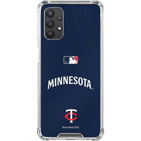 MLB Minnesota Twins Alternate/Away Jersey Galaxy A32 5G Clear Case