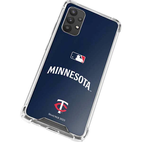 MLB Minnesota Twins Alternate/Away Jersey Galaxy A32 5G Clear Case