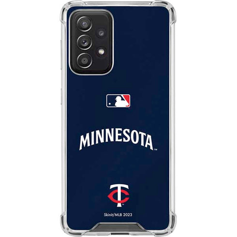 MLB Minnesota Twins Alternate/Away Jersey Galaxy A52 5G Clear Case