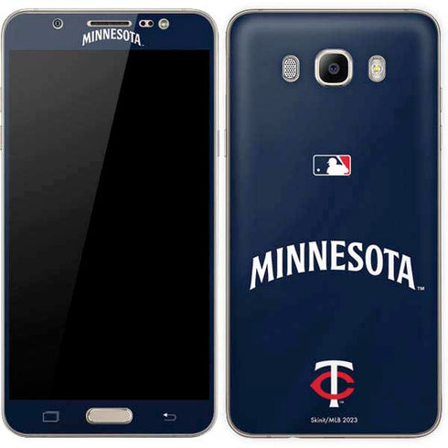 MLB Minnesota Twins Alternate/Away Jersey Galaxy J7 Skin