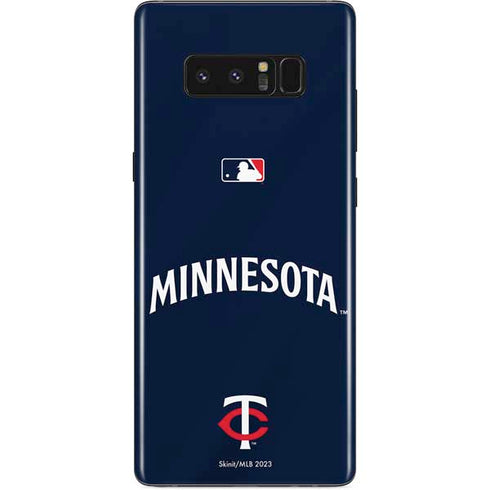 MLB Minnesota Twins Alternate/Away Jersey Galaxy Note 8 Skin
