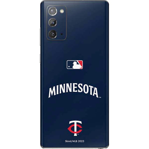 MLB Minnesota Twins Alternate/Away Jersey Galaxy Note20 5G Skin