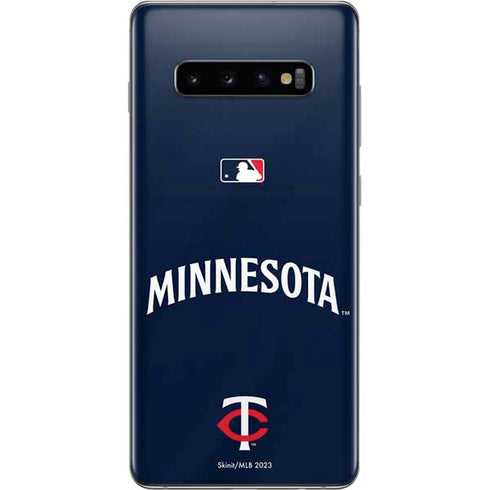 MLB Minnesota Twins Alternate/Away Jersey Galaxy S10 Plus Skin