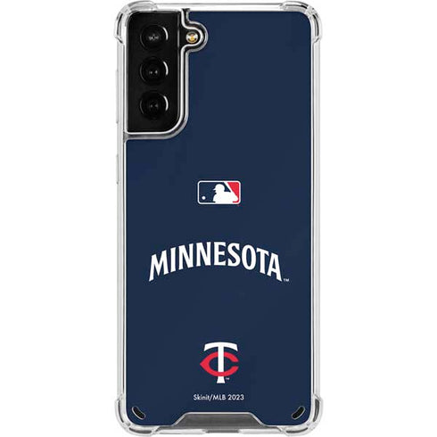 MLB Minnesota Twins Alternate/Away Jersey Galaxy S21 Plus 5G Clear Case