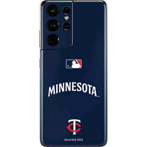 MLB Minnesota Twins Alternate/Away Jersey Galaxy S21 Ultra 5G Skin