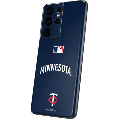 MLB Minnesota Twins Alternate/Away Jersey Galaxy S21 Ultra 5G Skin