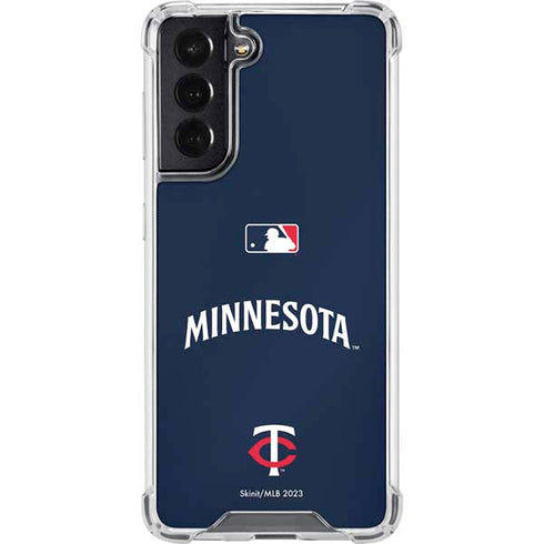 MLB Minnesota Twins Alternate/Away Jersey Galaxy S22 Clear Case