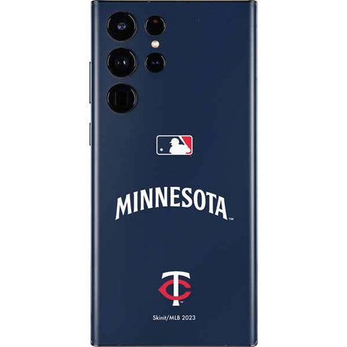 MLB Minnesota Twins Alternate/Away Jersey Galaxy S22 Ultra Skin