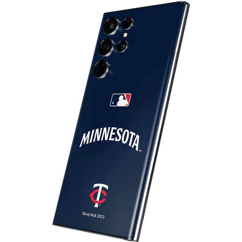 MLB Minnesota Twins Alternate/Away Jersey Galaxy S22 Ultra Skin