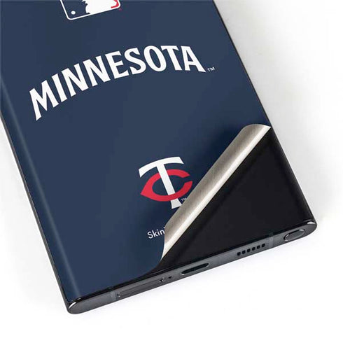 MLB Minnesota Twins Alternate/Away Jersey Galaxy S22 Ultra Skin