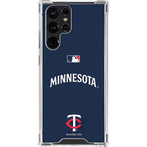 MLB Minnesota Twins Alternate/Away Jersey Galaxy S24 Ultra Clear Case