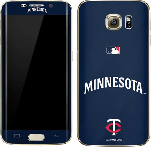 MLB Minnesota Twins Alternate/Away Jersey Galaxy S7 Edge Skin