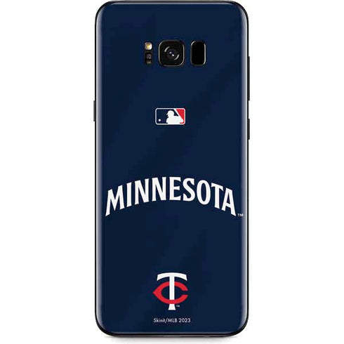 MLB Minnesota Twins Alternate/Away Jersey Galaxy S8 Plus Skin