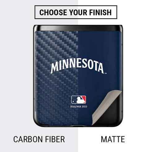 MLB Minnesota Twins Alternate/Away Jersey Galaxy Z Flip Skin