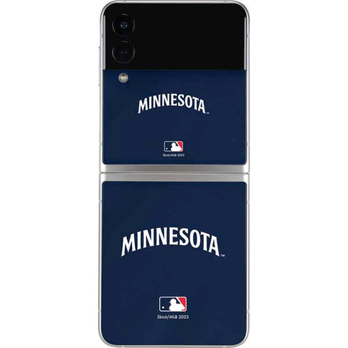 MLB Minnesota Twins Alternate/Away Jersey Galaxy Z Flip3 5G Skin