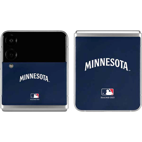 MLB Minnesota Twins Alternate/Away Jersey Galaxy Z Flip4 5G Skin