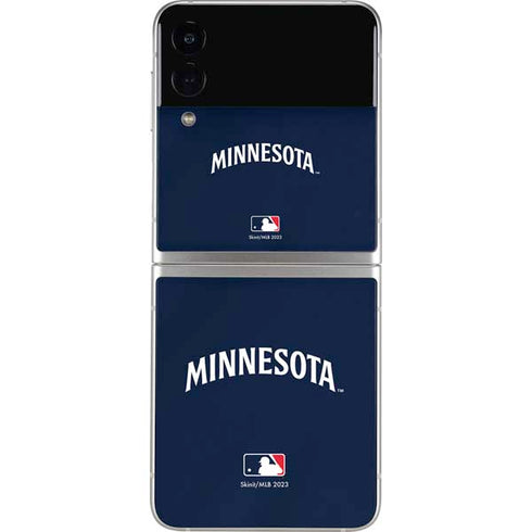 MLB Minnesota Twins Alternate/Away Jersey Galaxy Z Flip4 5G Skin