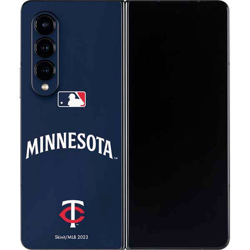MLB Minnesota Twins Alternate/Away Jersey Galaxy Z Fold4 5G Skin
