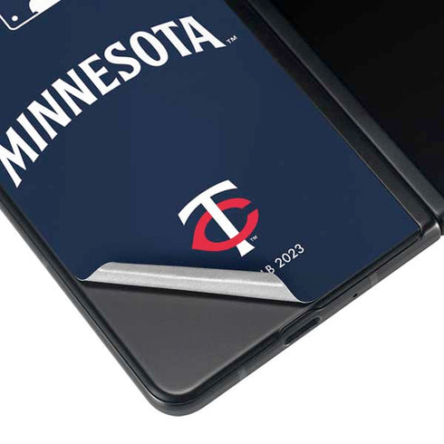 MLB Minnesota Twins Alternate/Away Jersey Galaxy Z Fold4 5G Skin