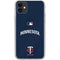 MLB Minnesota Twins Alternate/Away Jersey iPhone 11 Clear Case