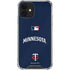 MLB Minnesota Twins Alternate/Away Jersey iPhone 12 Clear Case