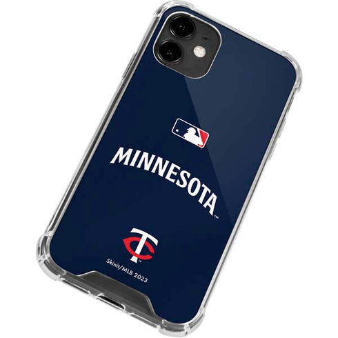 MLB Minnesota Twins Alternate/Away Jersey iPhone 12 Clear Case
