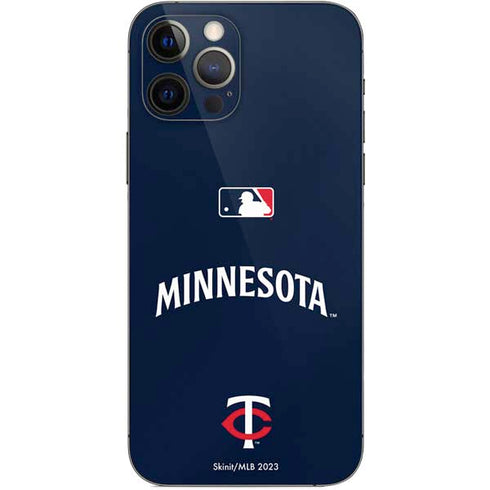 MLB Minnesota Twins Alternate/Away Jersey iPhone 12 Pro Skin