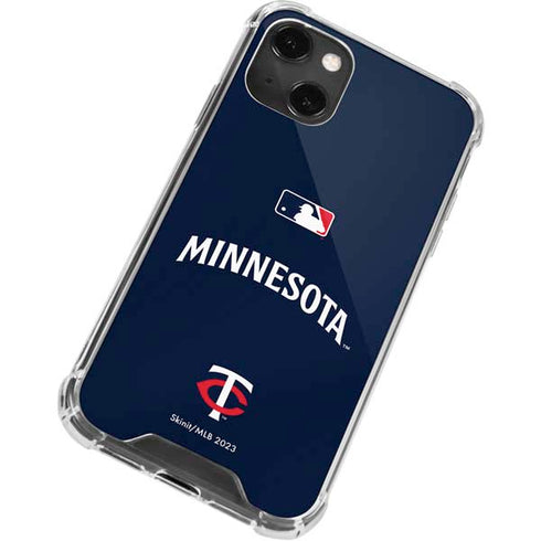 MLB Minnesota Twins Alternate/Away Jersey iPhone 15 Plus Clear Case