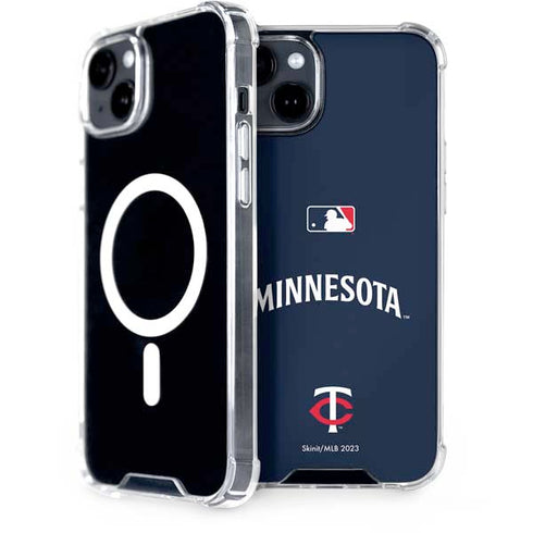 MLB Minnesota Twins Alternate/Away Jersey iPhone 15 Plus MagSafe Case