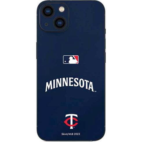 MLB Minnesota Twins Alternate/Away Jersey iPhone 15 Plus Skin