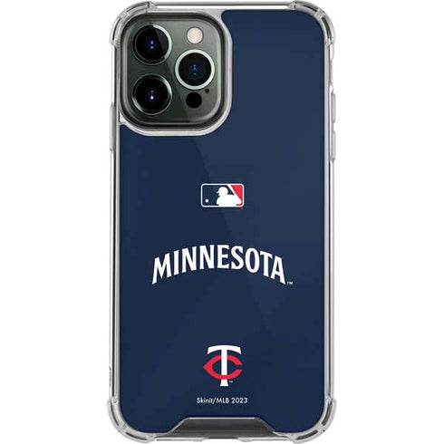 MLB Minnesota Twins Alternate/Away Jersey iPhone 14 Pro Max Clear Case