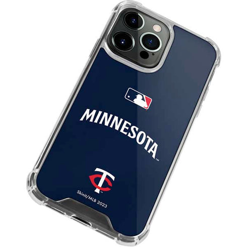 MLB Minnesota Twins Alternate/Away Jersey iPhone 15 Pro Max Clear Case