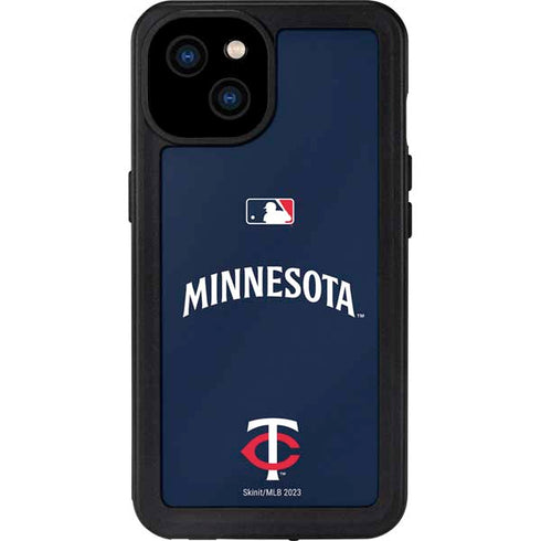 MLB Minnesota Twins Alternate/Away Jersey iPhone 15 Plus Waterproof Case