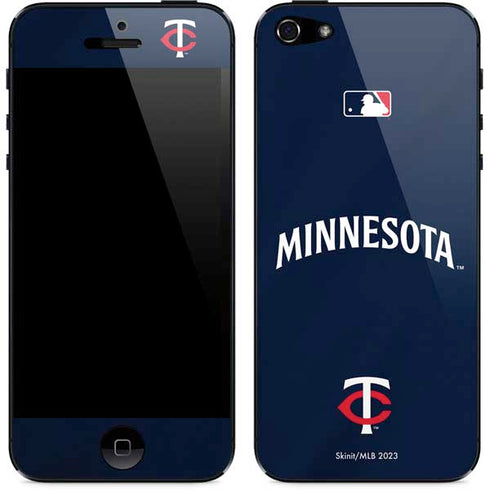 MLB Minnesota Twins Alternate/Away Jersey iPhone 5/5s/5SE Skin