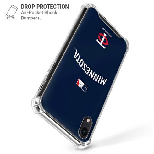 MLB Minnesota Twins Alternate/Away Jersey iPhone XR Clear Case