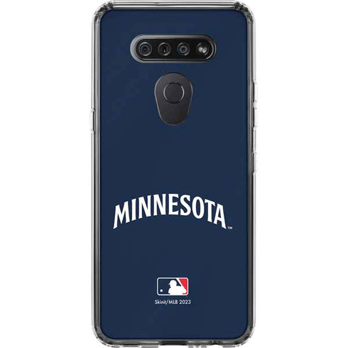 MLB Minnesota Twins Alternate/Away Jersey LG K51/Q51 Clear Case