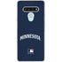 MLB Minnesota Twins Alternate/Away Jersey LG Stylo 6 Clear Case