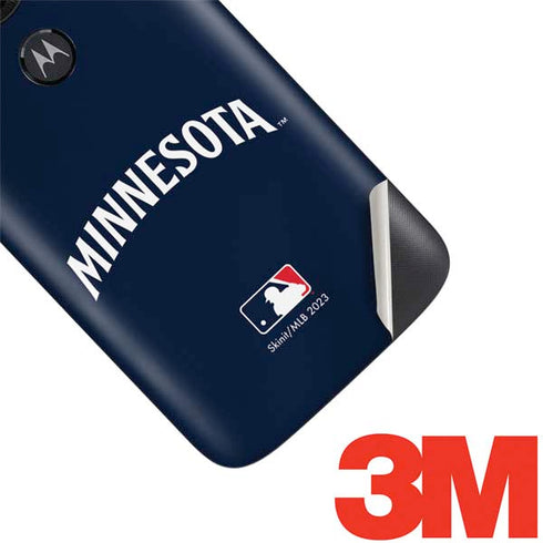 MLB Minnesota Twins Alternate/Away Jersey Moto E5 Play Skin