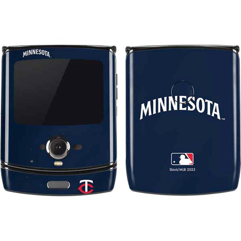 MLB Minnesota Twins Alternate/Away Jersey Motorola RAZR Skin
