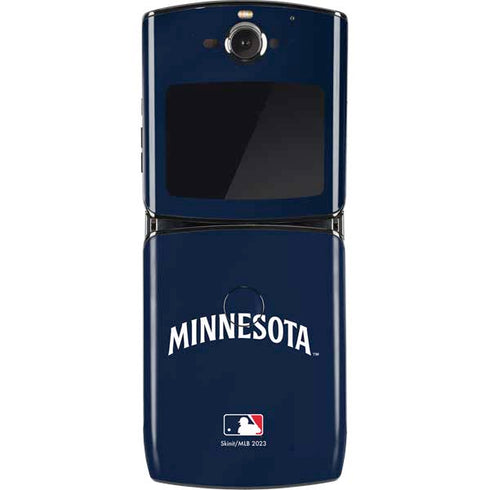 MLB Minnesota Twins Alternate/Away Jersey Motorola RAZR Skin
