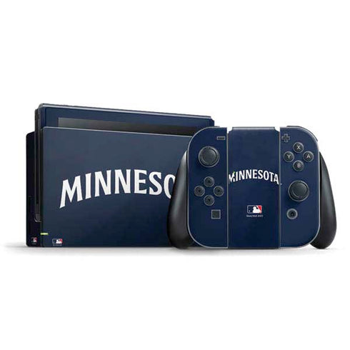 MLB Minnesota Twins Alternate/Away Jersey Nintendo Switch Bundle Skin