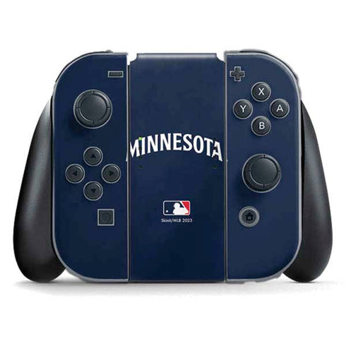 MLB Minnesota Twins Alternate/Away Jersey Nintendo Switch (2017-2021) Joy-Con Controller Skin