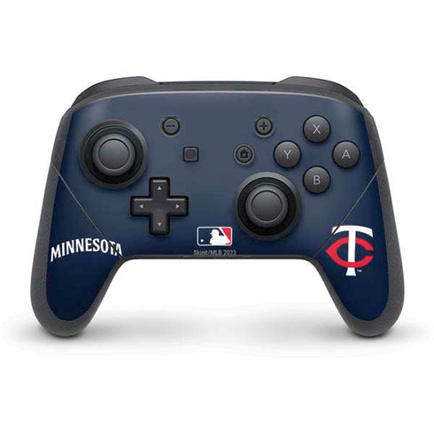 MLB Minnesota Twins Alternate/Away Jersey Nintendo Switch Pro Controller Skin